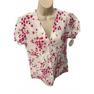 WHITE CROSS WOMENS WCRUB TOP SMALL FLORAL PINK